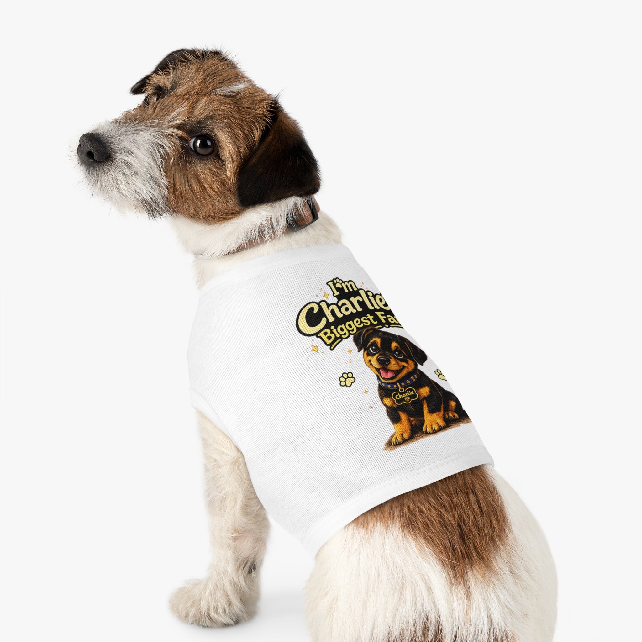 I'm Charlie's Biggest Fan™ Dog Tank Shirt🐾