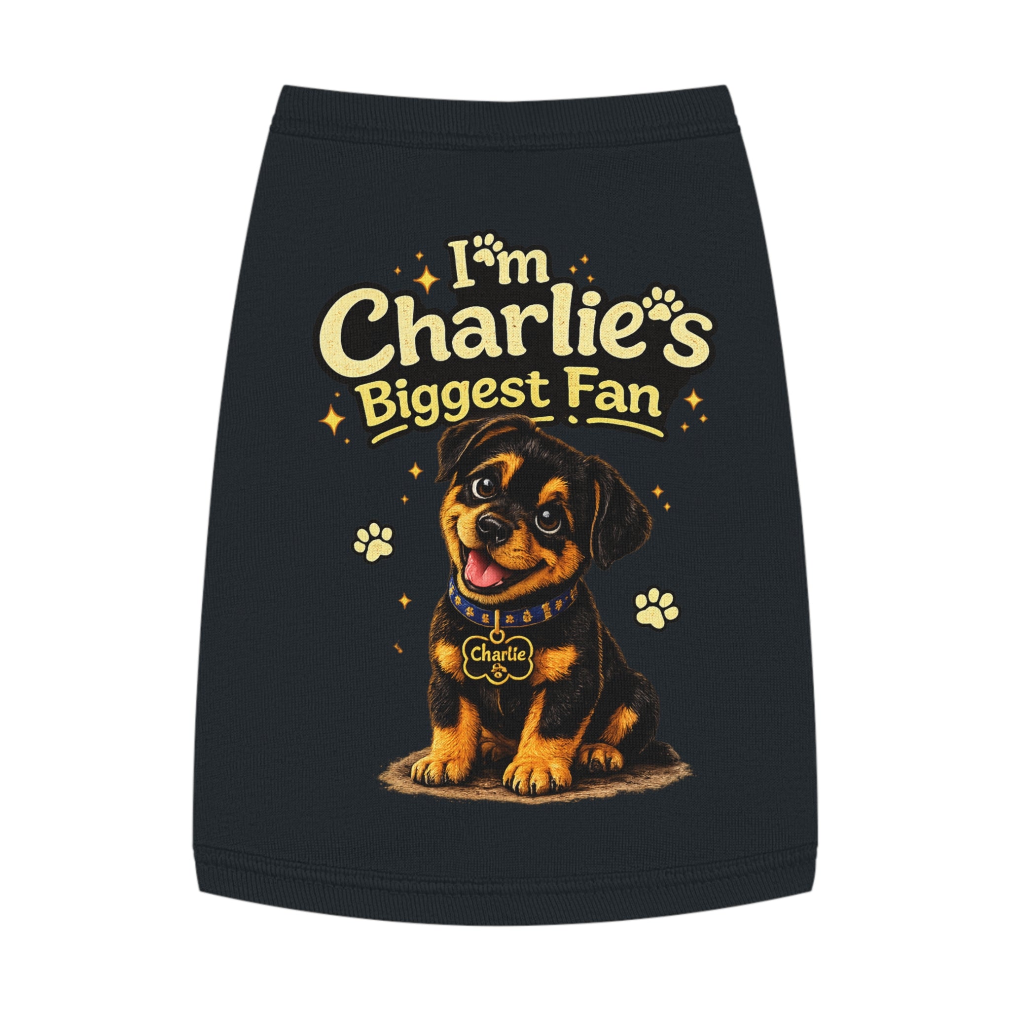 I'm Charlie's Biggest Fan™ Dog Tank Shirt🐾