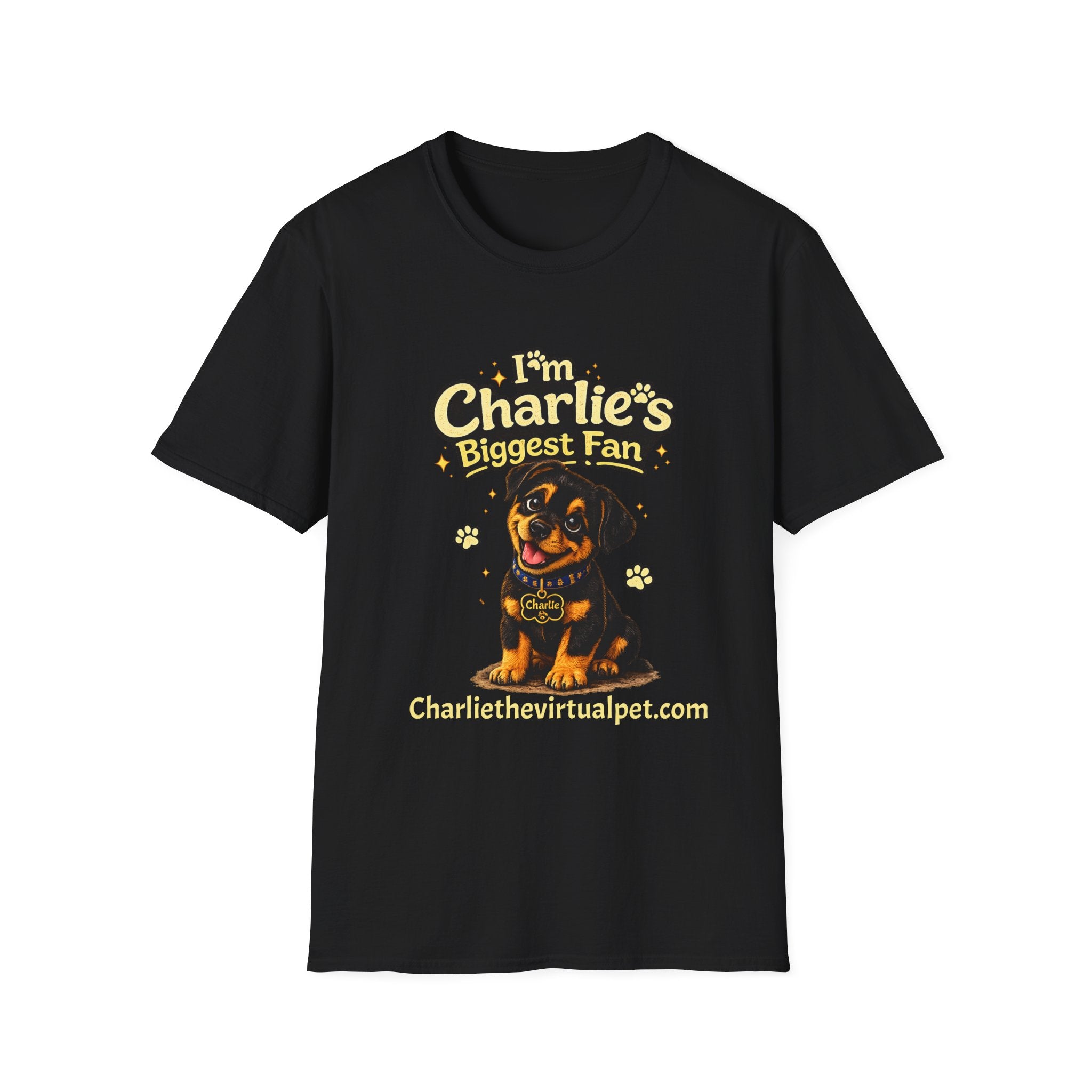 I'm Charlie's Biggest Fan™ Dog Lover T-Shirt 🐾
