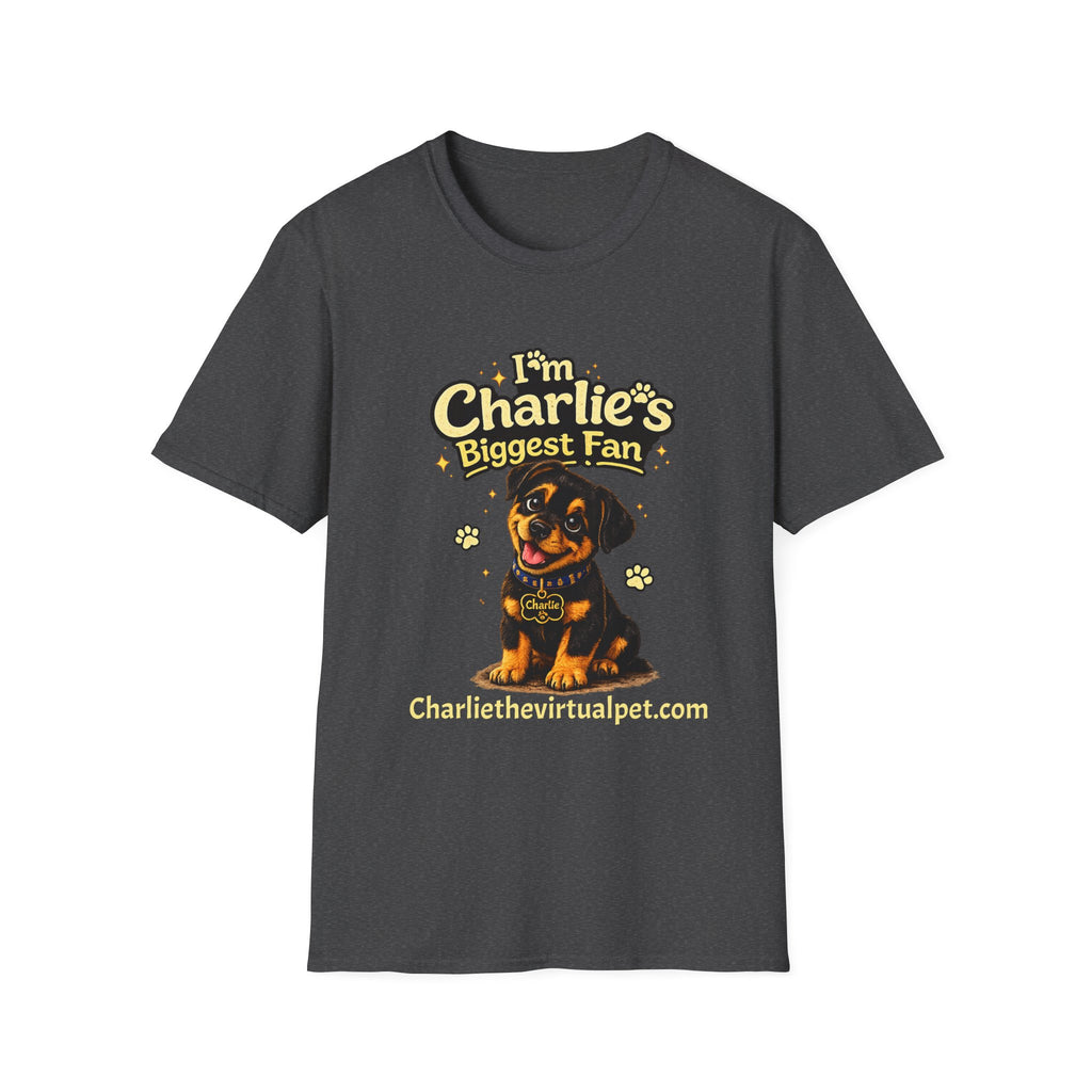 I'm Charlie's Biggest Fan™ Dog Lover T-Shirt 🐾