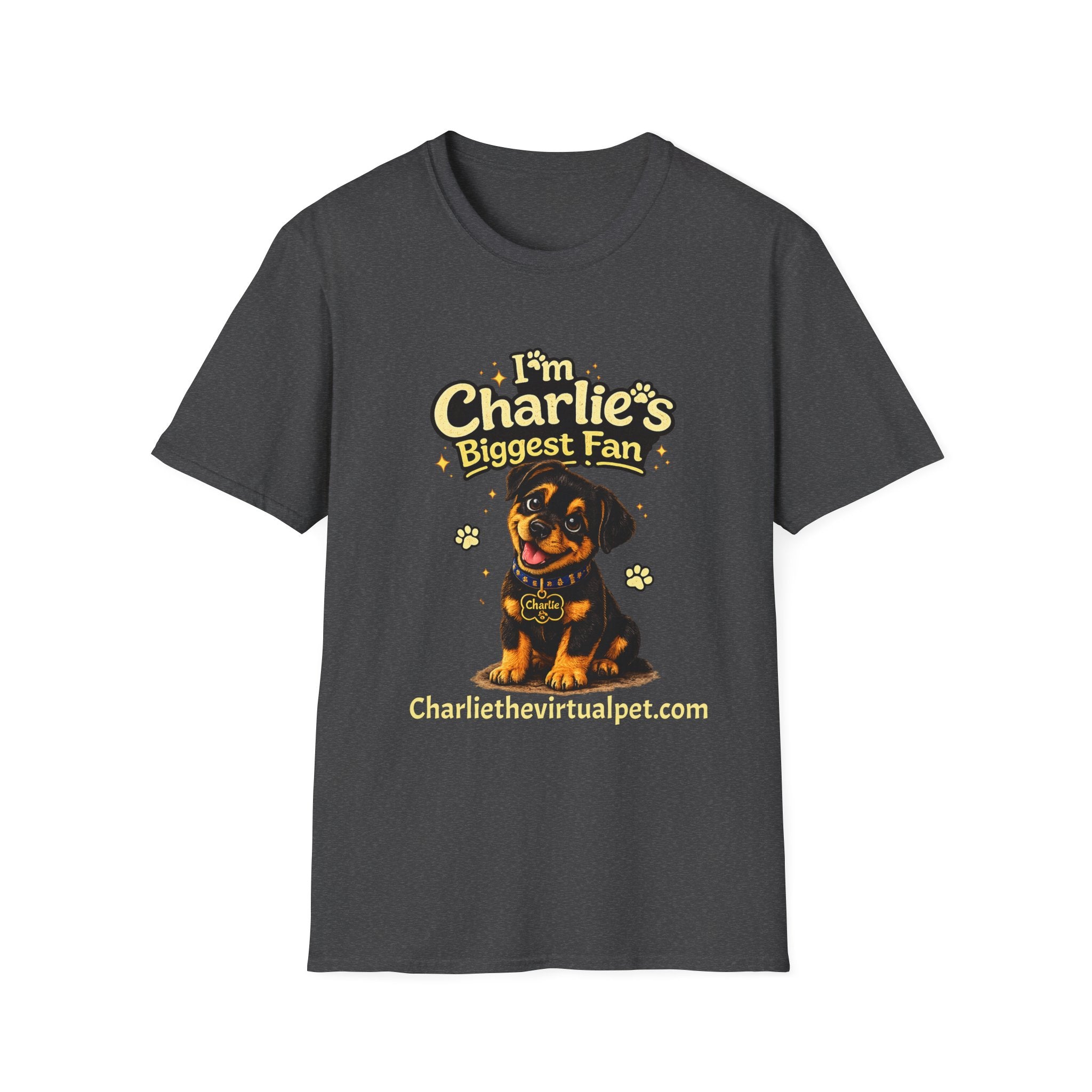 I'm Charlie's Biggest Fan™ Dog Lover T-Shirt 🐾