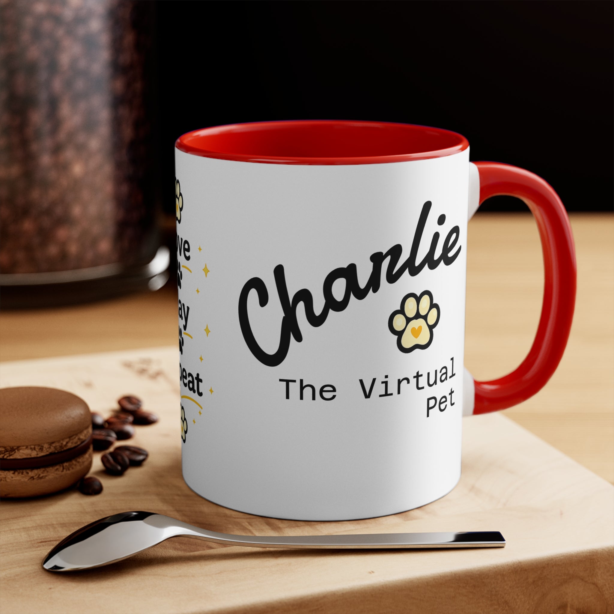 Charlie's Biggest Fan™ Accent Mug ☕🐾