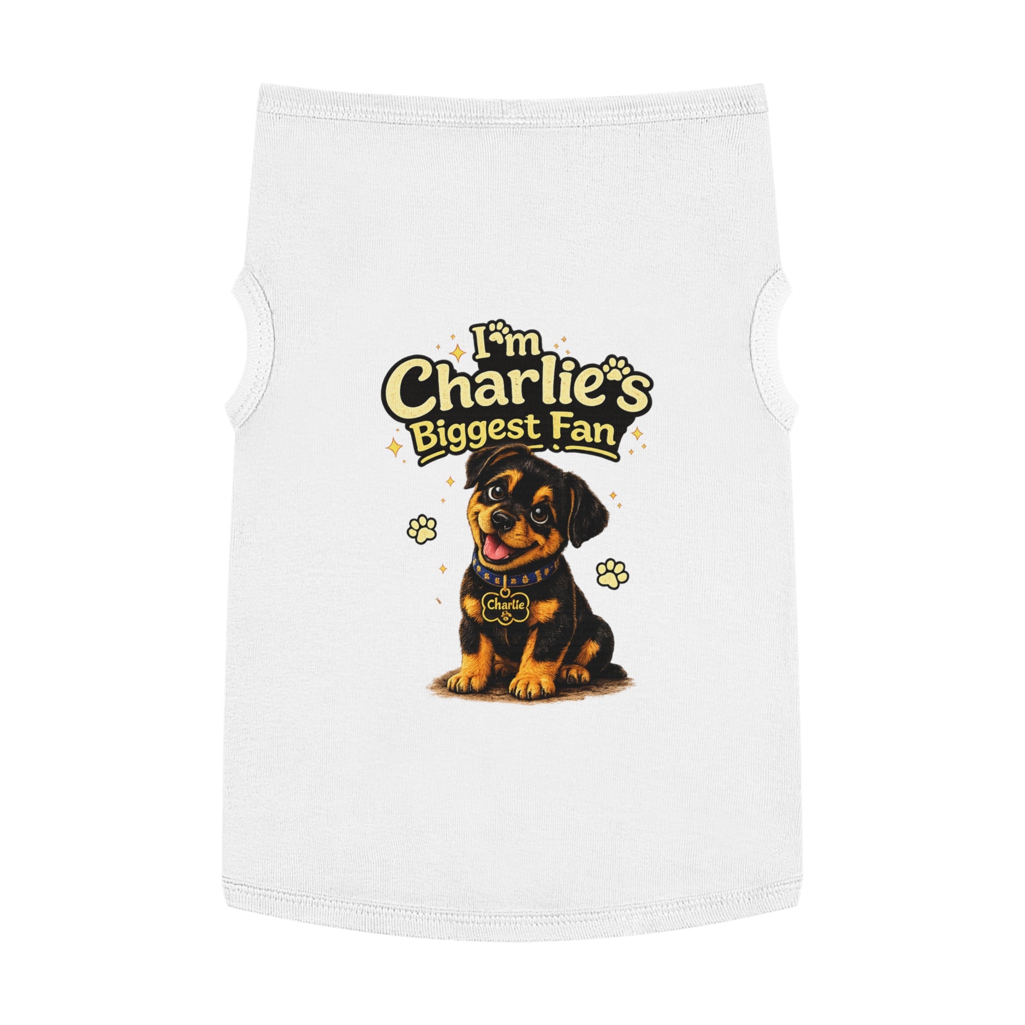 I'm Charlie's Biggest Fan™ Dog Tank Shirt🐾
