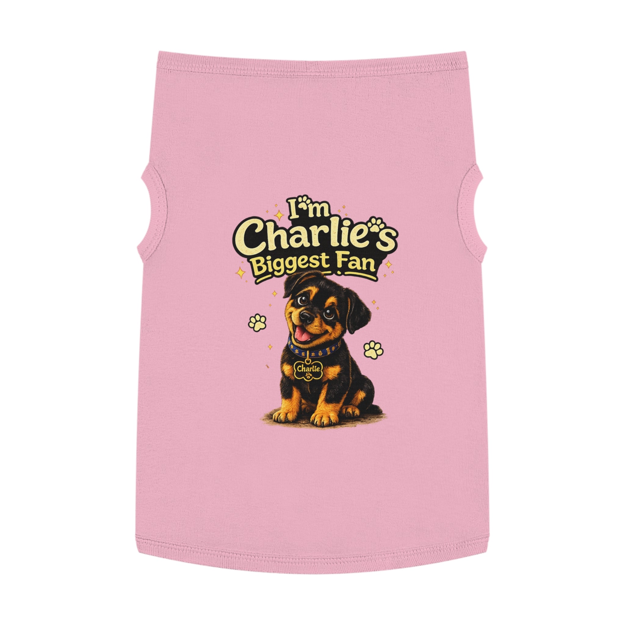 I'm Charlie's Biggest Fan™ Dog Tank Shirt🐾