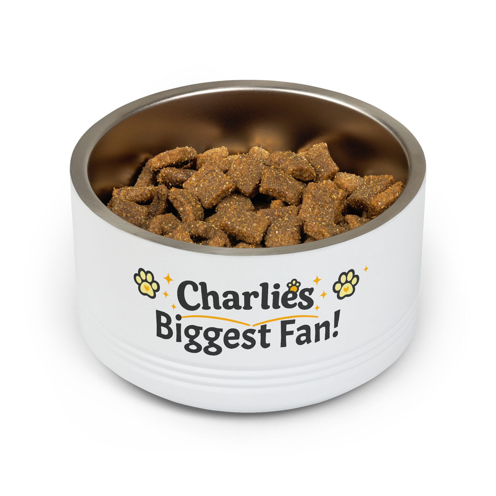 Charlie's Favorite Bowl™ Stainless Steel Pet Bowl 🐾