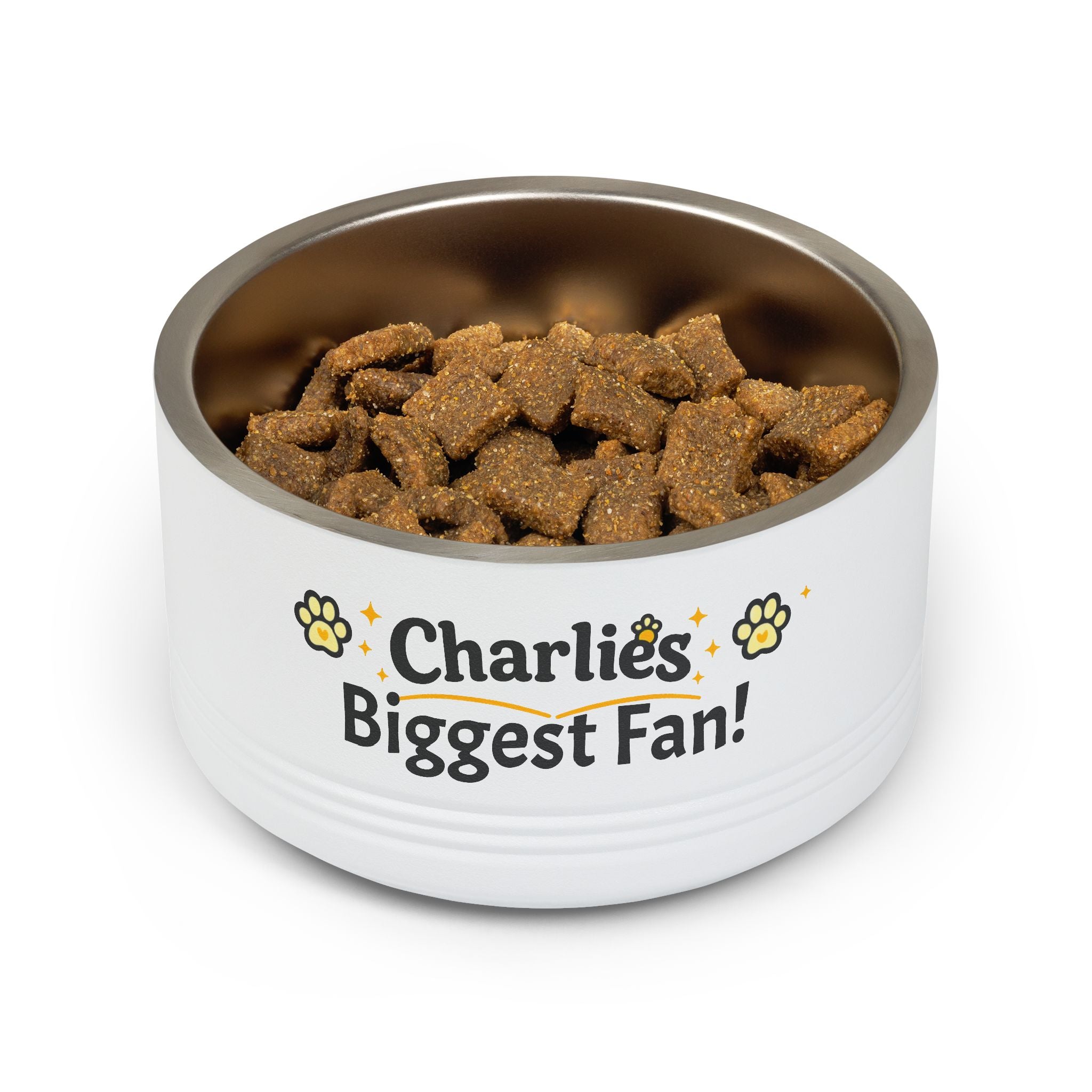 Charlie's Favorite Bowl™ Stainless Steel Pet Bowl 🐾