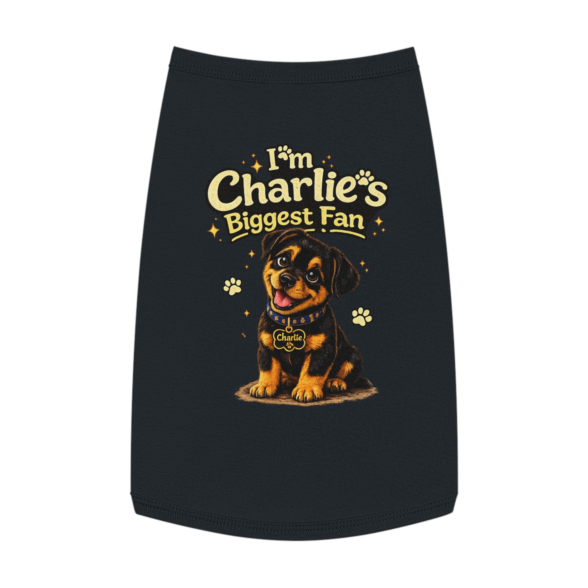 I'm Charlie's Biggest Fan™ Dog Tank Shirt🐾