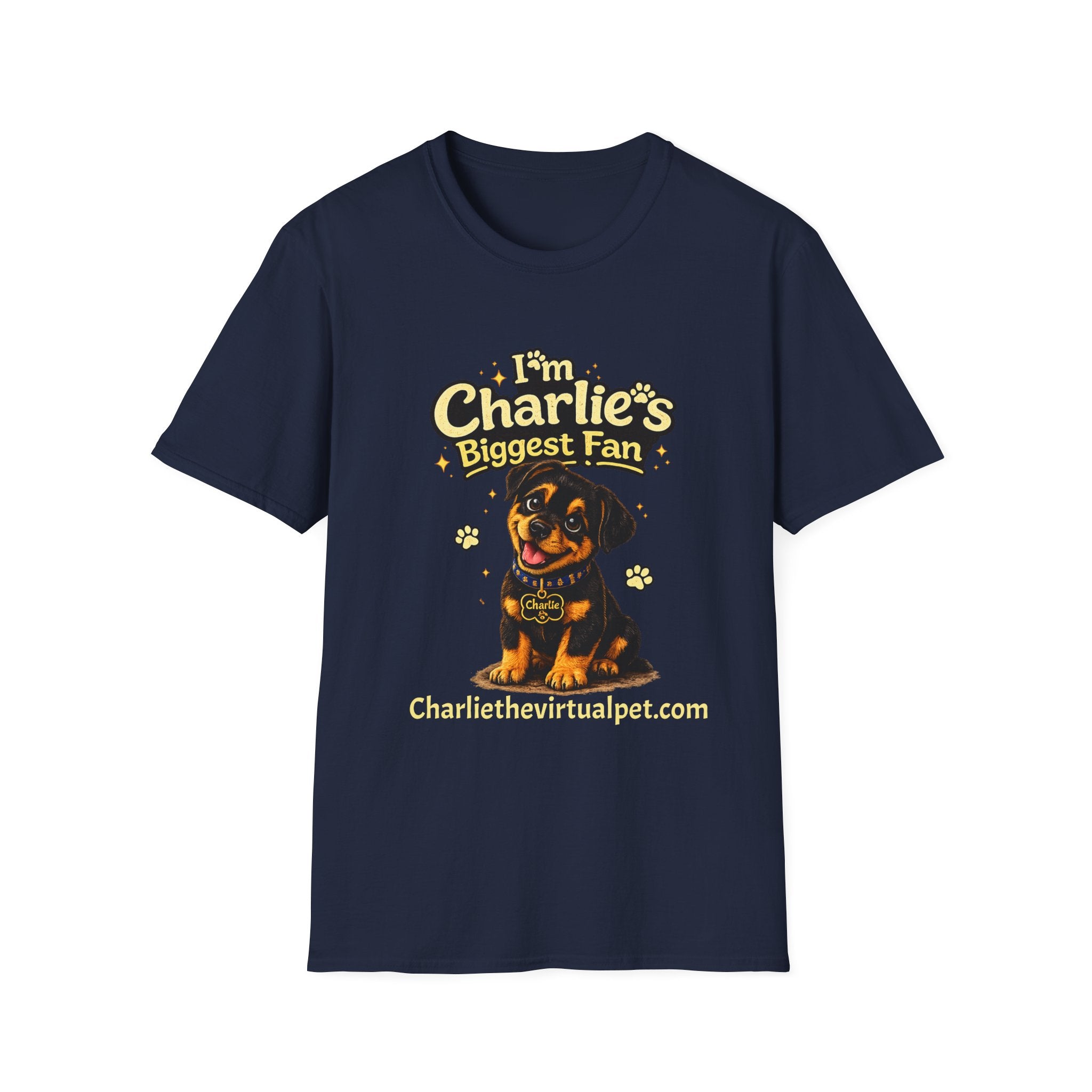 I'm Charlie's Biggest Fan™ Dog Lover T-Shirt 🐾