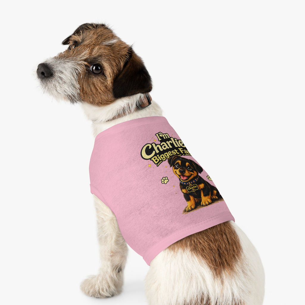 I'm Charlie's Biggest Fan™ Dog Tank Shirt🐾