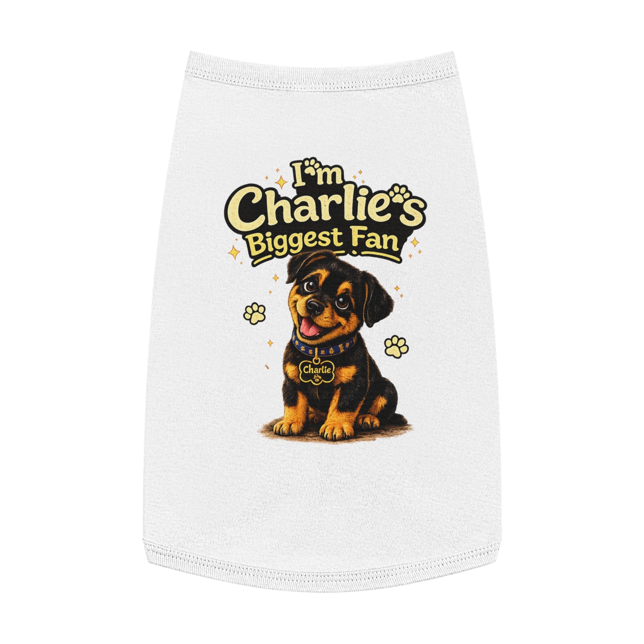 I'm Charlie's Biggest Fan™ Dog Tank Shirt🐾
