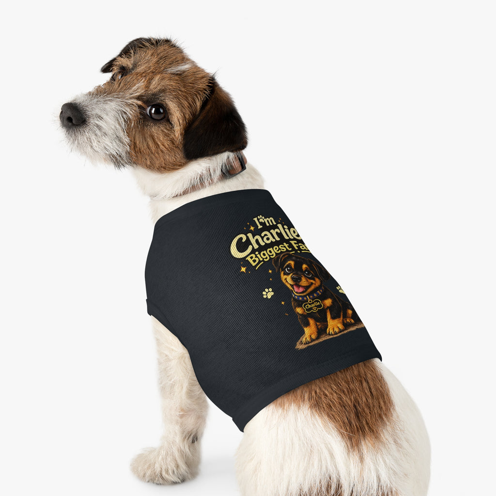 I'm Charlie's Biggest Fan™ Dog Tank Shirt🐾