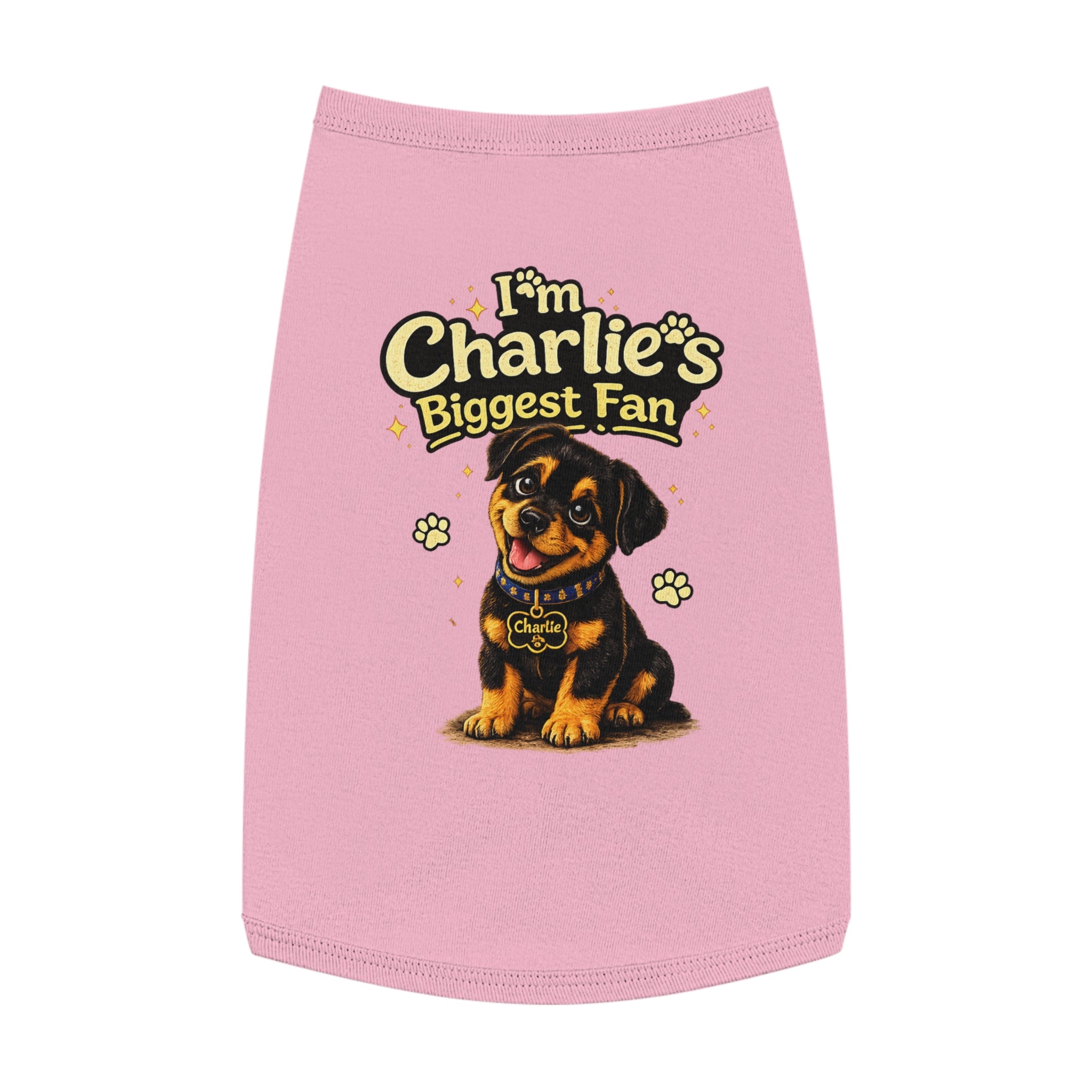 I'm Charlie's Biggest Fan™ Dog Tank Shirt🐾