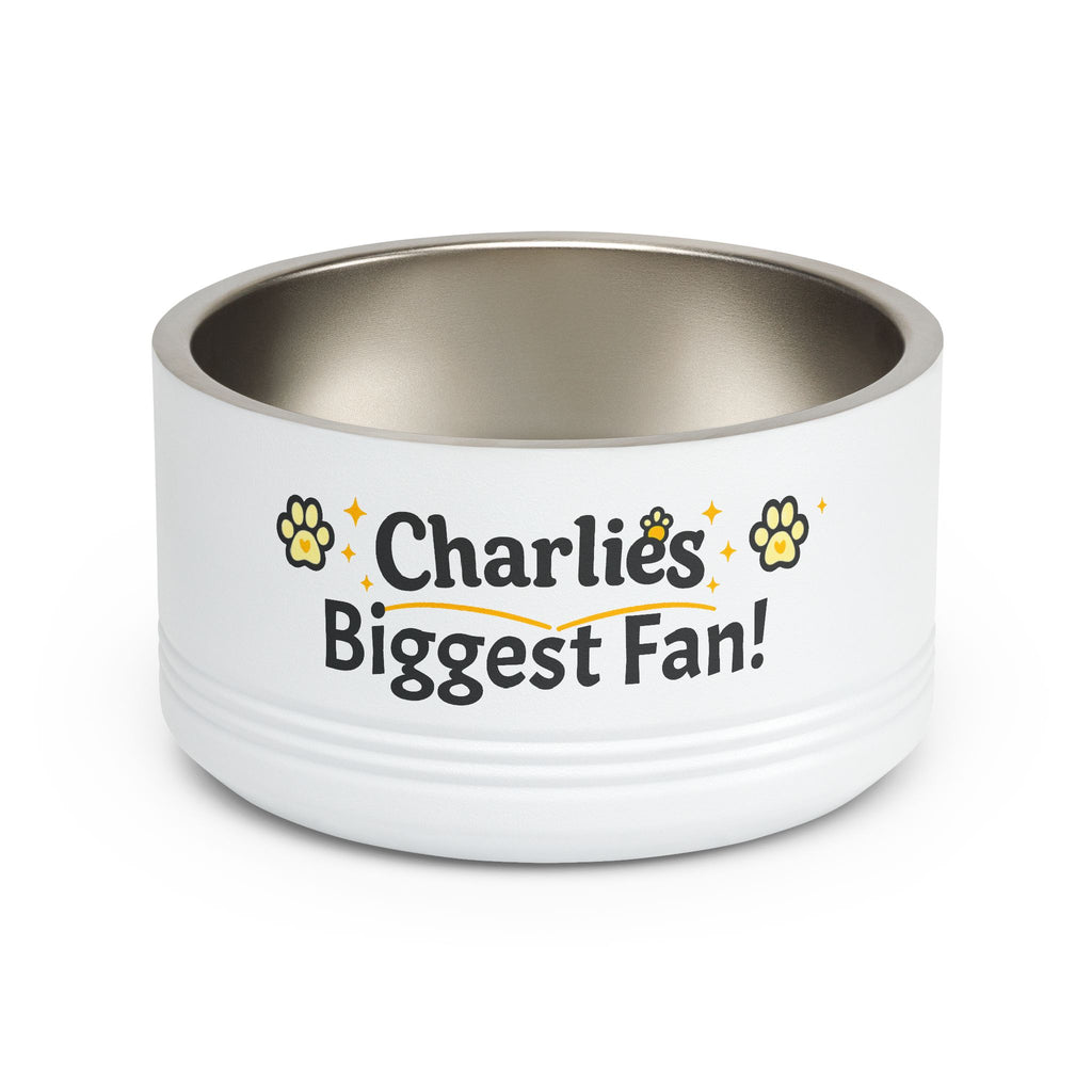 Charlie's Favorite Bowl™ Stainless Steel Pet Bowl 🐾