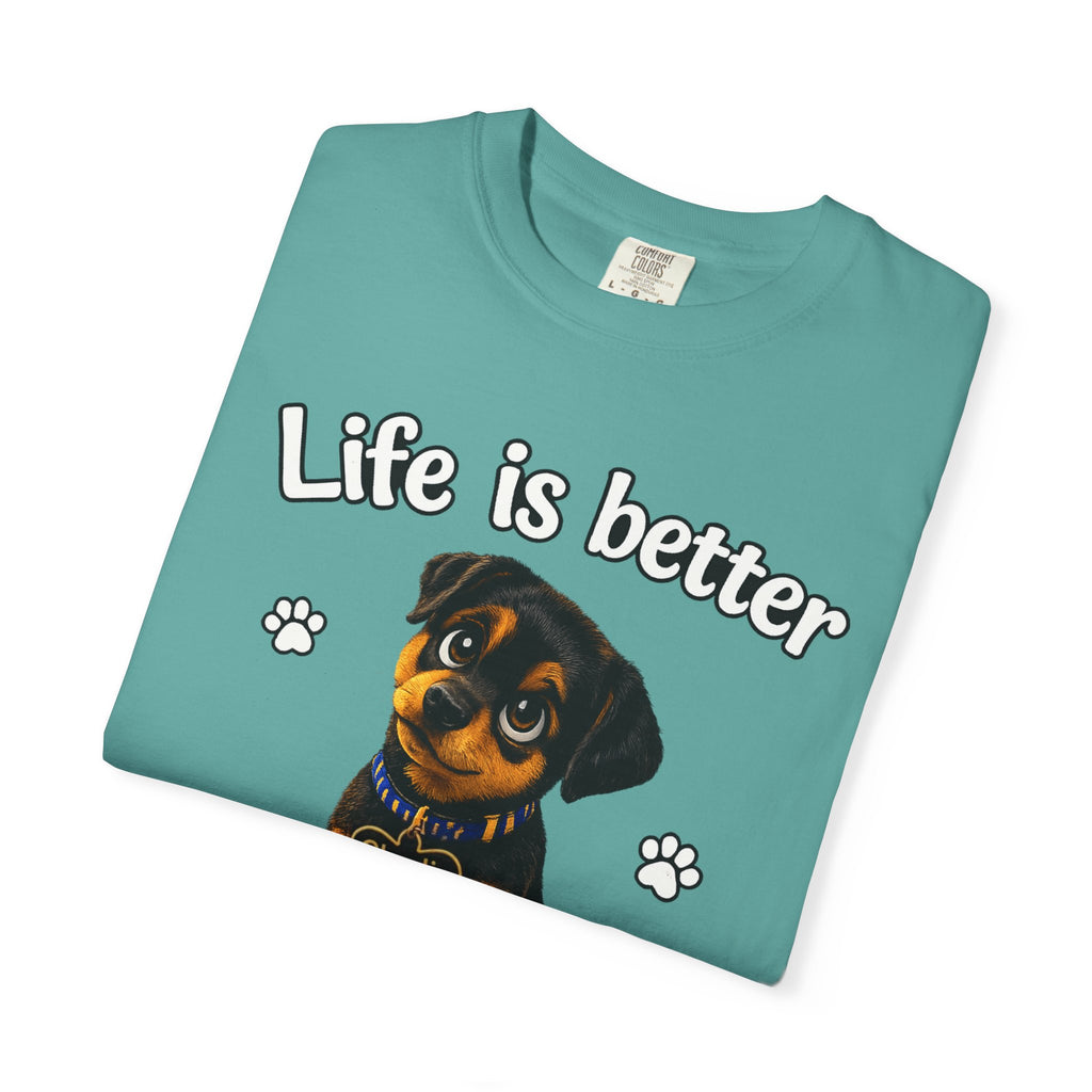 Charlie the Virtual Pet Life Is Better With a Dog Unisex Tee