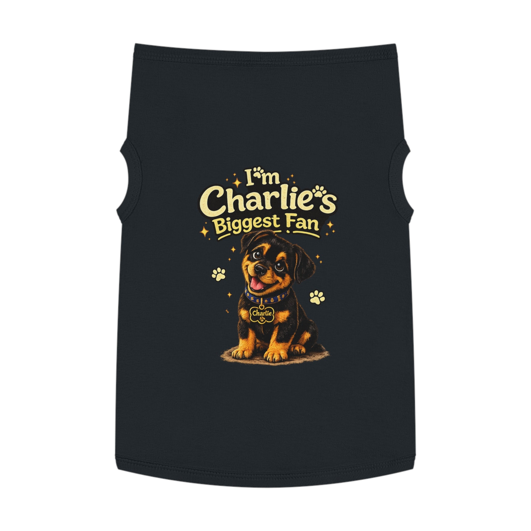 I'm Charlie's Biggest Fan™ Dog Tank Shirt🐾