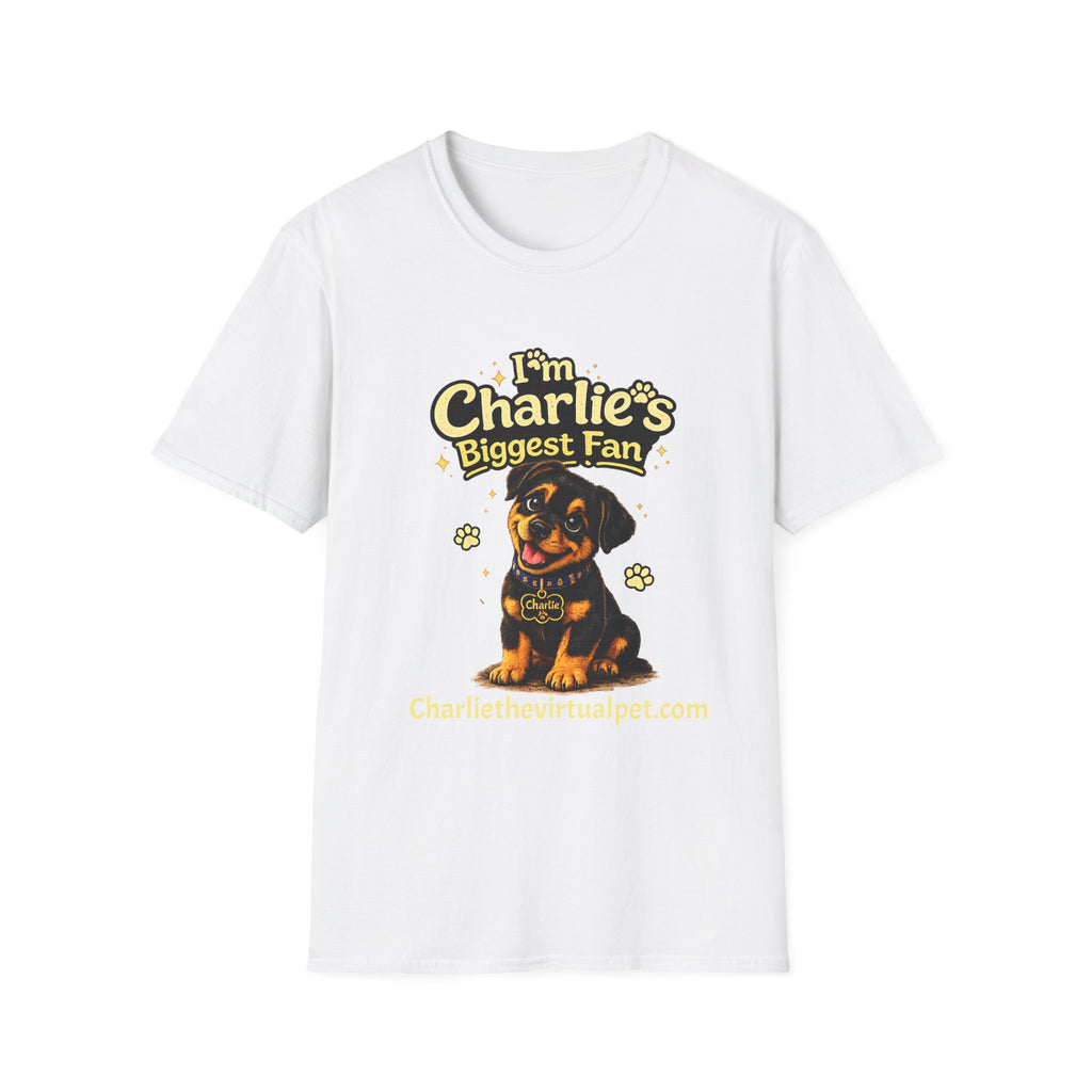 I'm Charlie's Biggest Fan™ Dog Lover T-Shirt 🐾