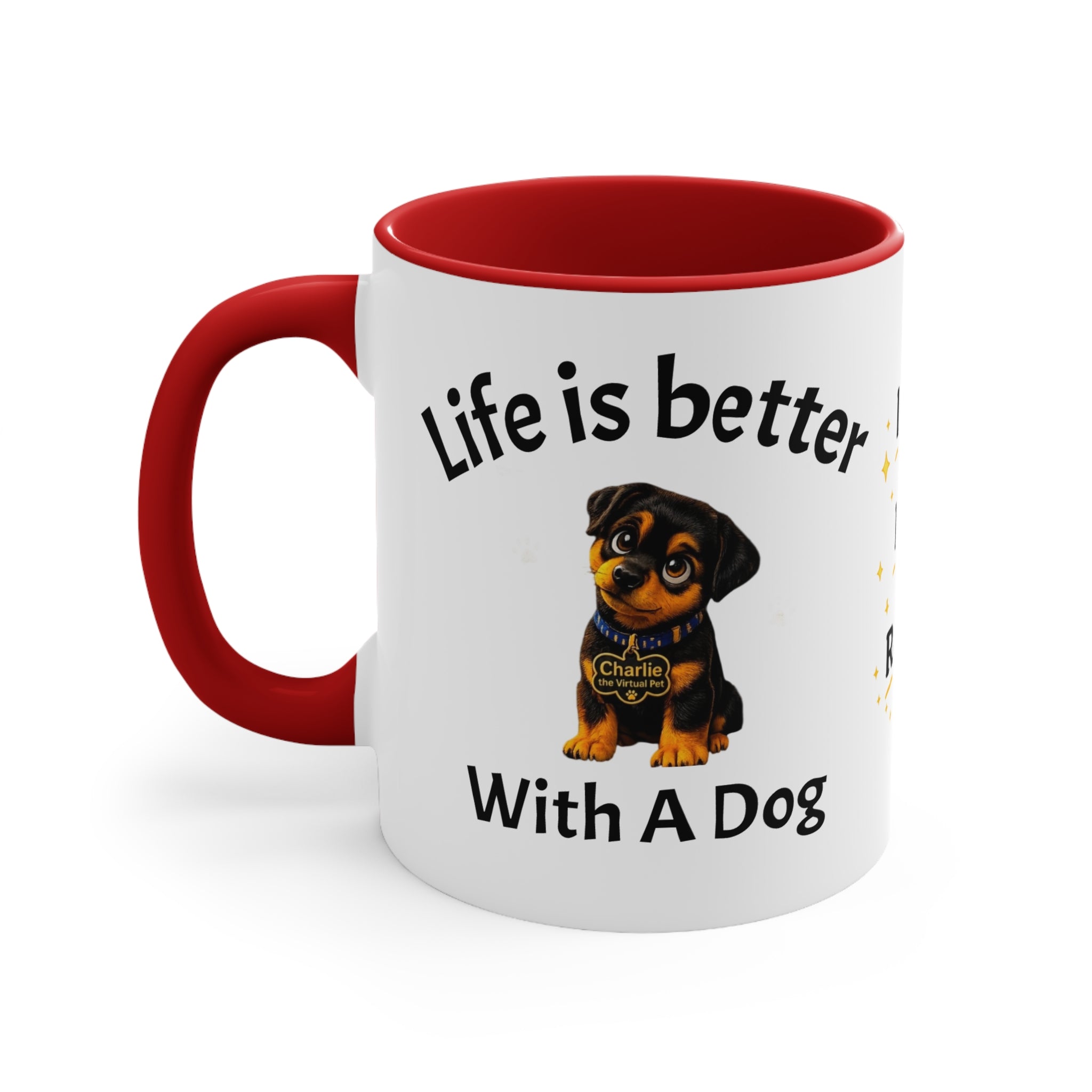 Charlie's Biggest Fan™ Accent Mug ☕🐾