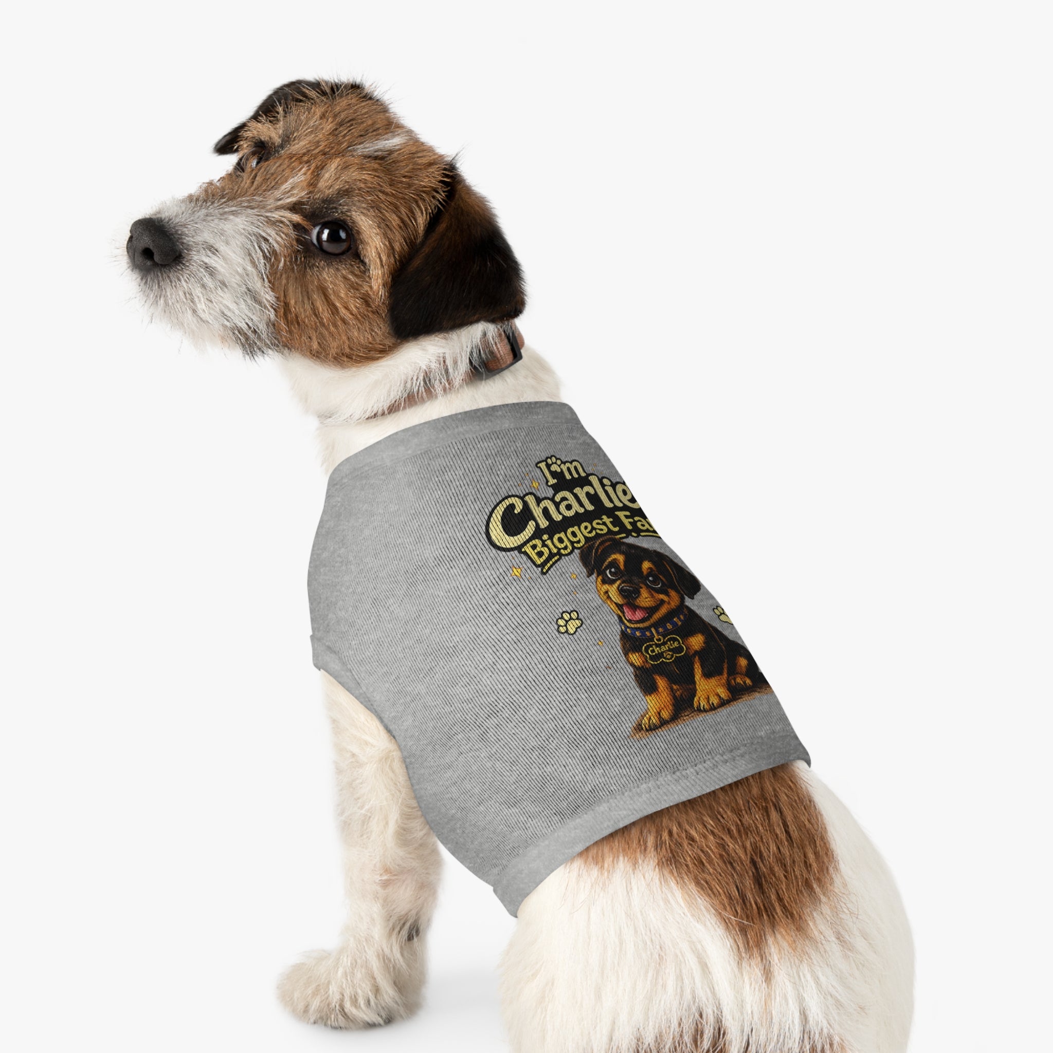 I'm Charlie's Biggest Fan™ Dog Tank Shirt🐾