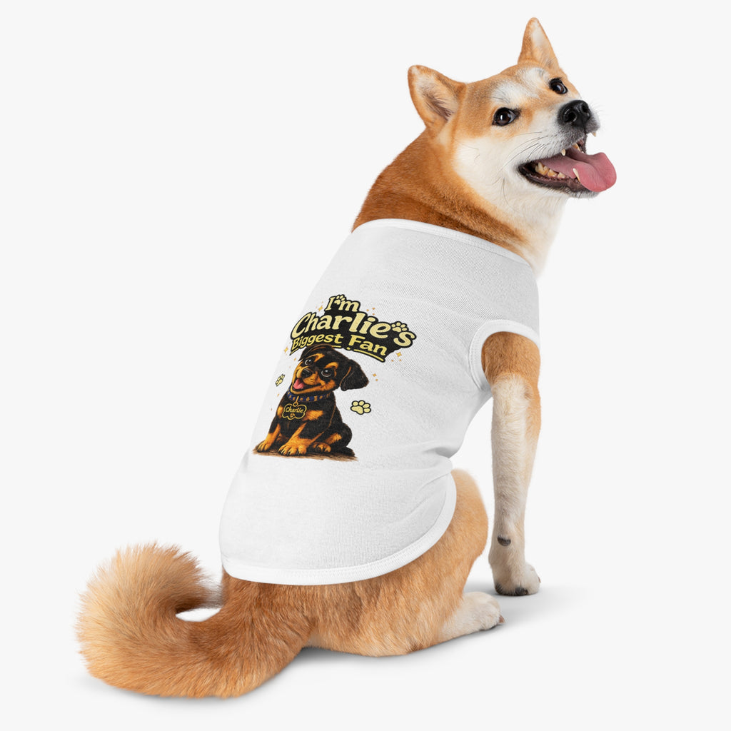 I'm Charlie's Biggest Fan™ Dog Tank Shirt🐾