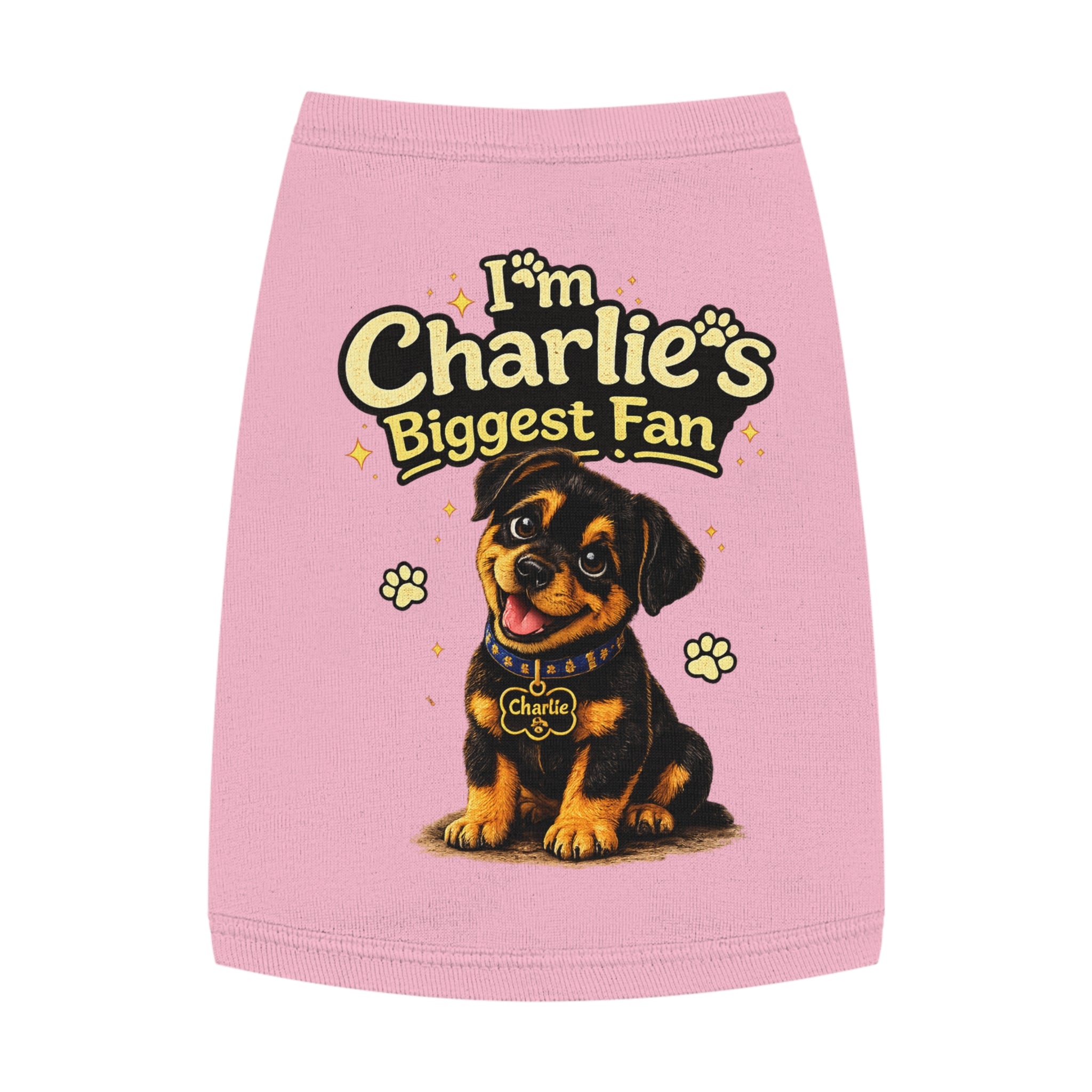 I'm Charlie's Biggest Fan™ Dog Tank Shirt🐾