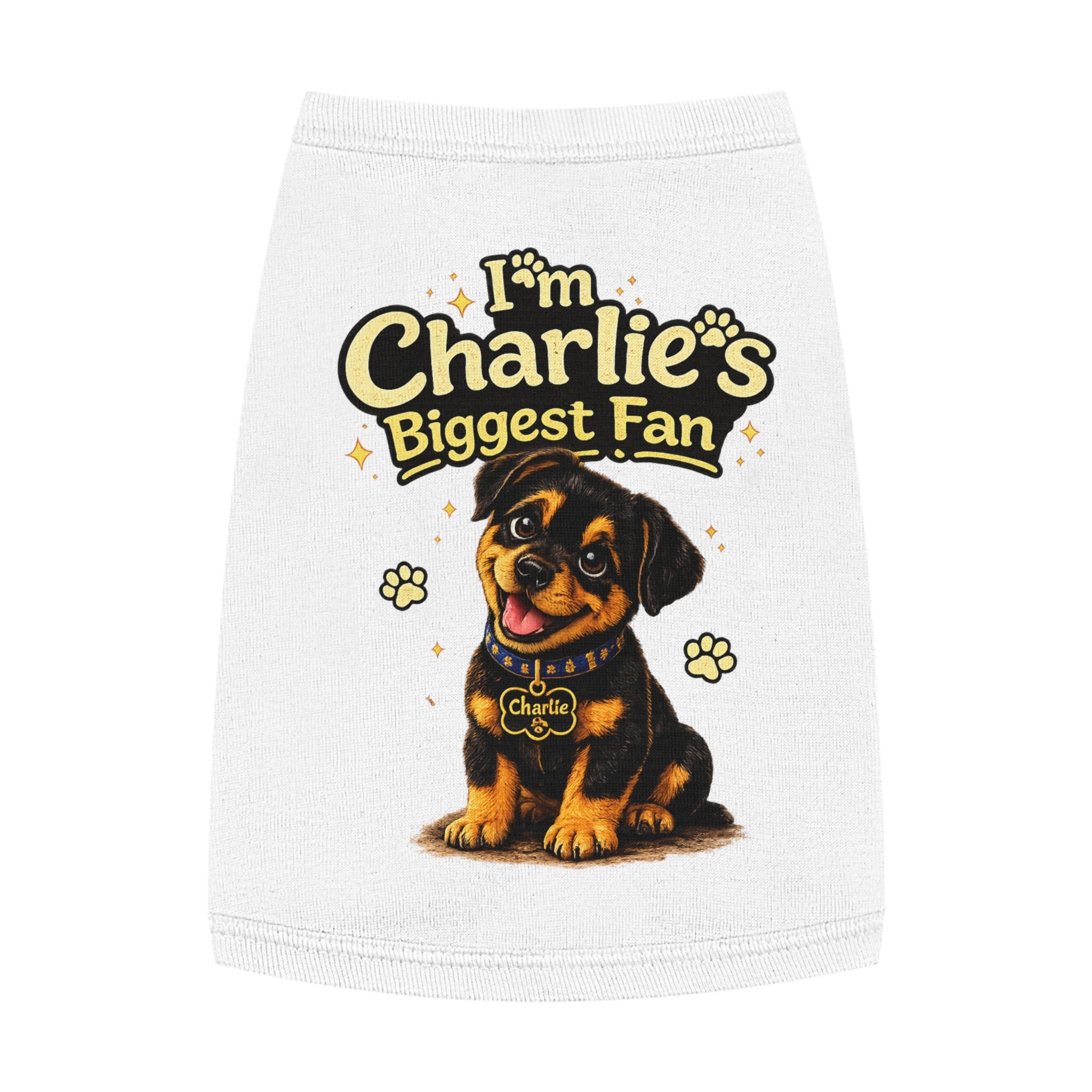 I'm Charlie's Biggest Fan™ Dog Tank Shirt🐾