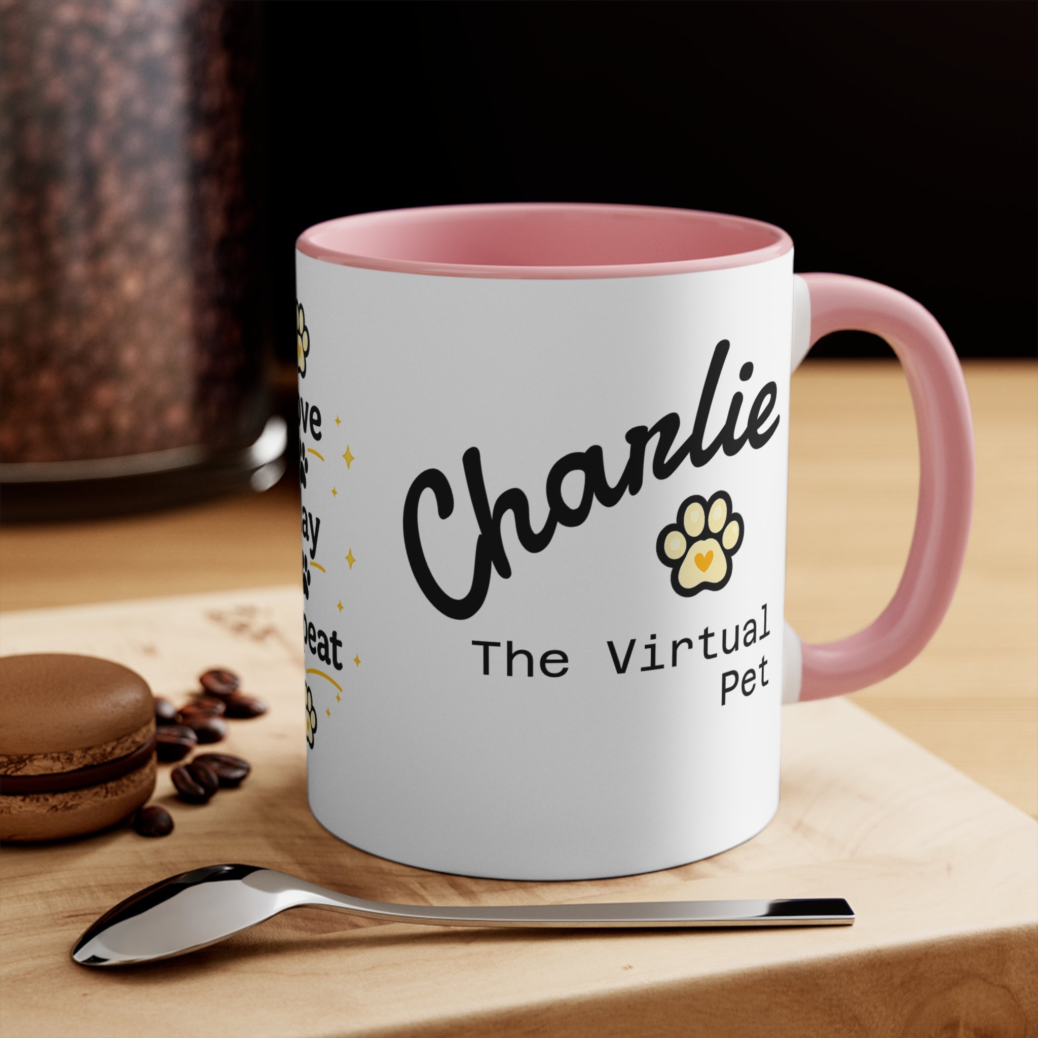 Charlie's Biggest Fan™ Accent Mug ☕🐾